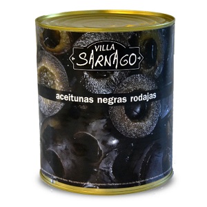 Aceituna Negra Rodajas 3 K. villa sarnago