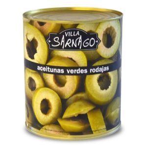 Aceitunas Verdes Rodajas 3 K. villa sarnago