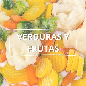 verduras y frutas congeladas