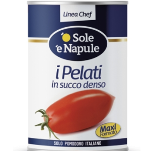 POMODORI PELATI MAXI FORMATO-LINEA CHEF-4,05 KG